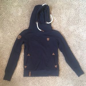 Dark blue Naketano hoodie
